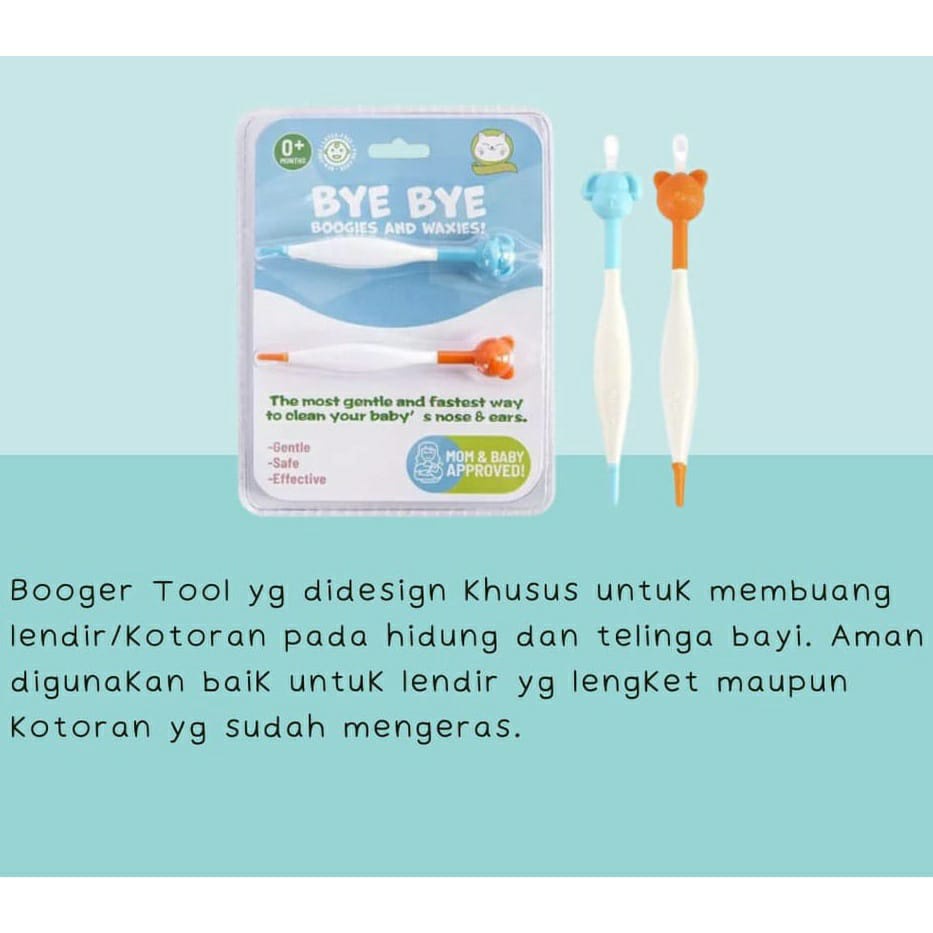 Booger Tool 0M+ / Pembersih Hidung &amp; Telinga Bayi