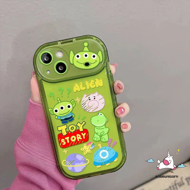 Case Cermin Makeup Desain Kartun Disney Beruang Alien Strawberry 3D Untuk IPhone 11 XR 13 12 14 Pro MAX 7 8 14 Plus X XS MAX SE 2020