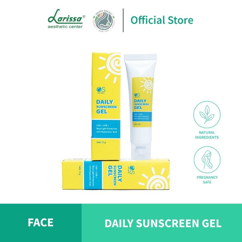 Jual DAILY SUNSCREEN GEL LARISSA Shopee Indonesia