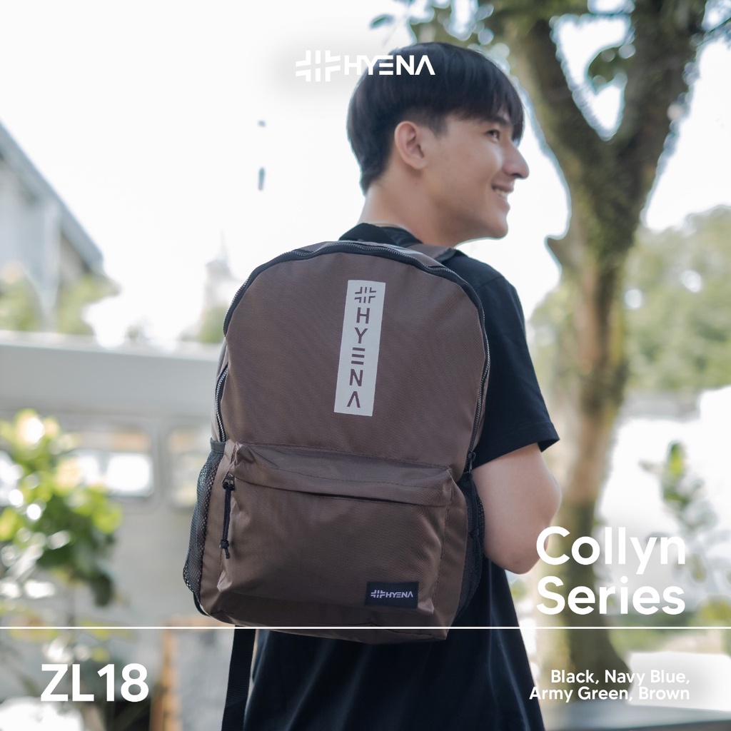 ZL18-TAS RANSEL HYENA Tas Backpack Cordura Tas Pria Tas Wanita Tas Ransel Unisex Tas Korean Style