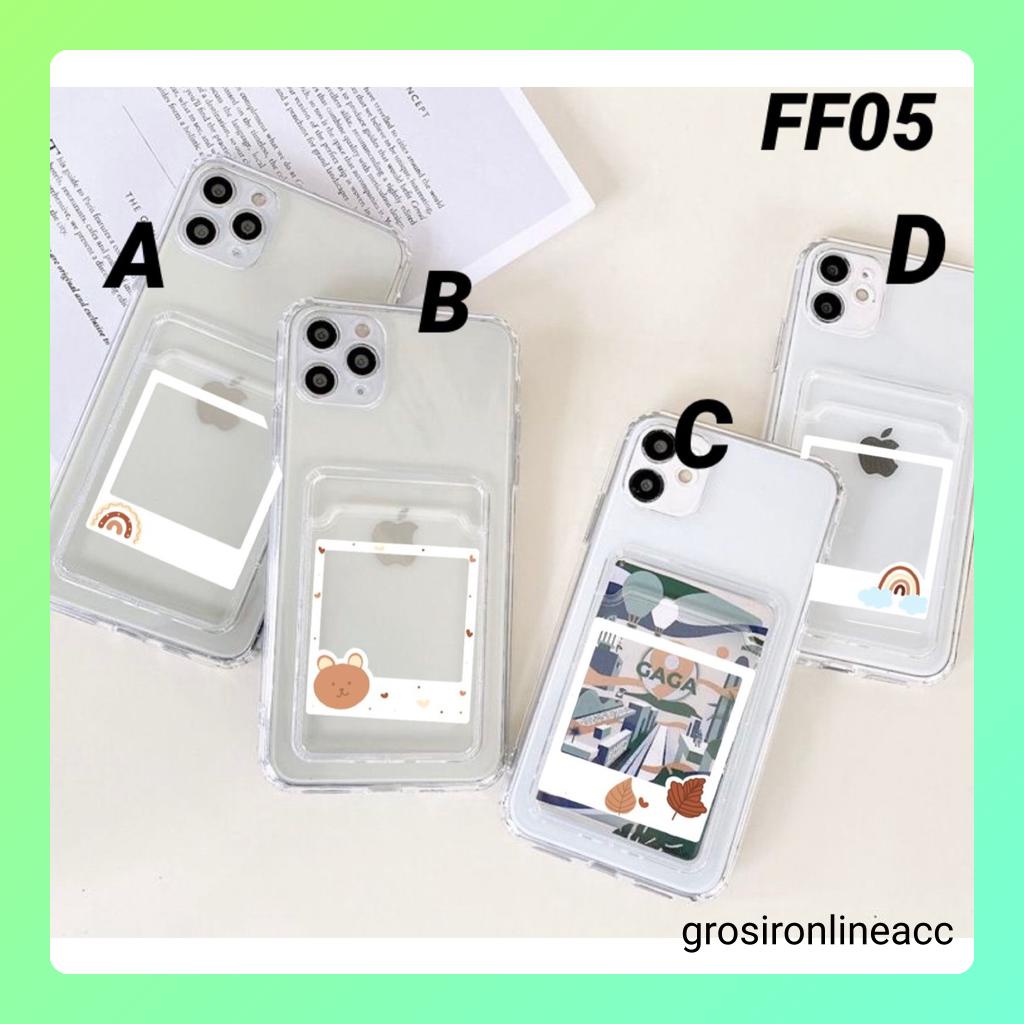 Clear FF05 Casing HP for Iphone 6 6s 6+ 6s+ 7 8 7+ 8+ X Xs Xr 11 12 13 14 Pro Max and Infinix Hot 10 11 11s NFC 12 12i 20i 30i Play Note 7 Lite Smart 5 6 7