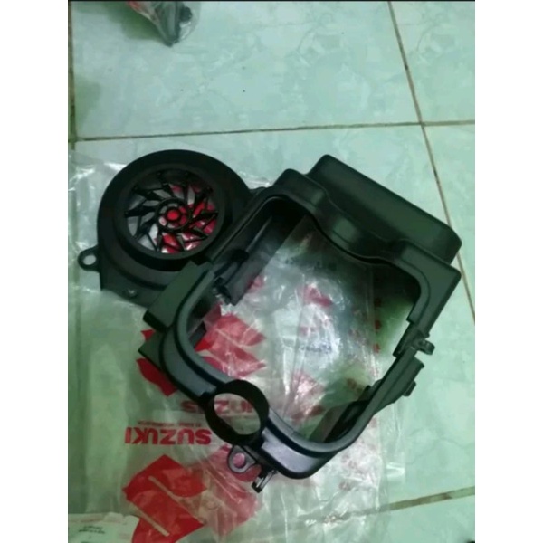 cover tutup mesin plus kipas tutup mesin spin spin new 125 asli