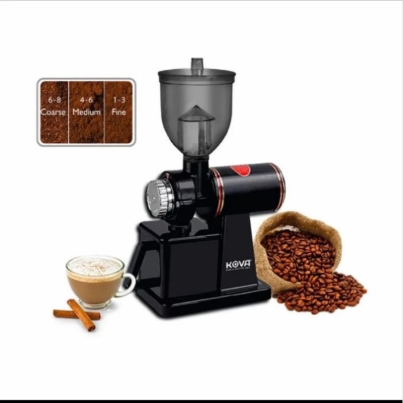 Mesin Giling kopi Coffee Grinder Machine Kova N600 Listrik Hitam