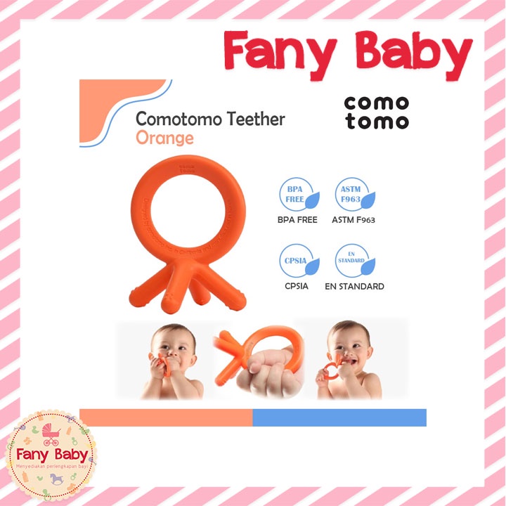 COMOTOMO SILICONE TEETHER