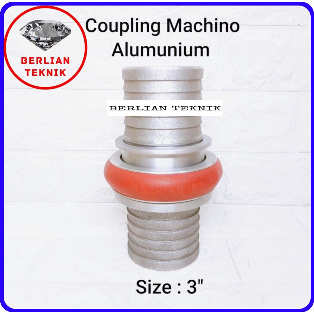 Coupling Machino Kopling Selang Pemadam Kebakaran 3 Inch Aluminium