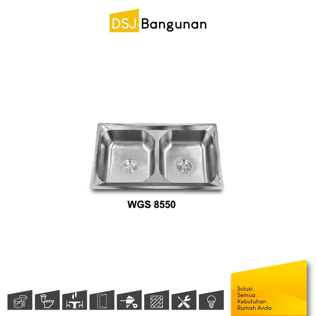 Wegen WGS 8550 Kitchen Sink / Bak Cuci Piring