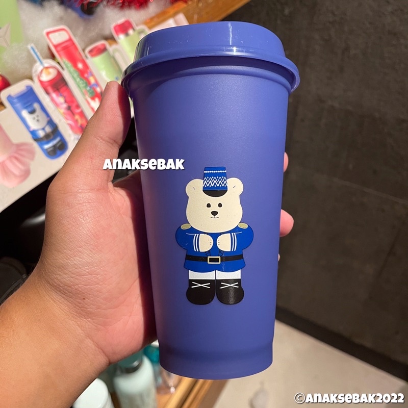 Starbucks Reusable Color Changing Hot Cup Nutcracker Holiday 2022 Edition