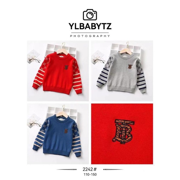 Sweater anak 2-7 tahun/ sweater anak import unisex