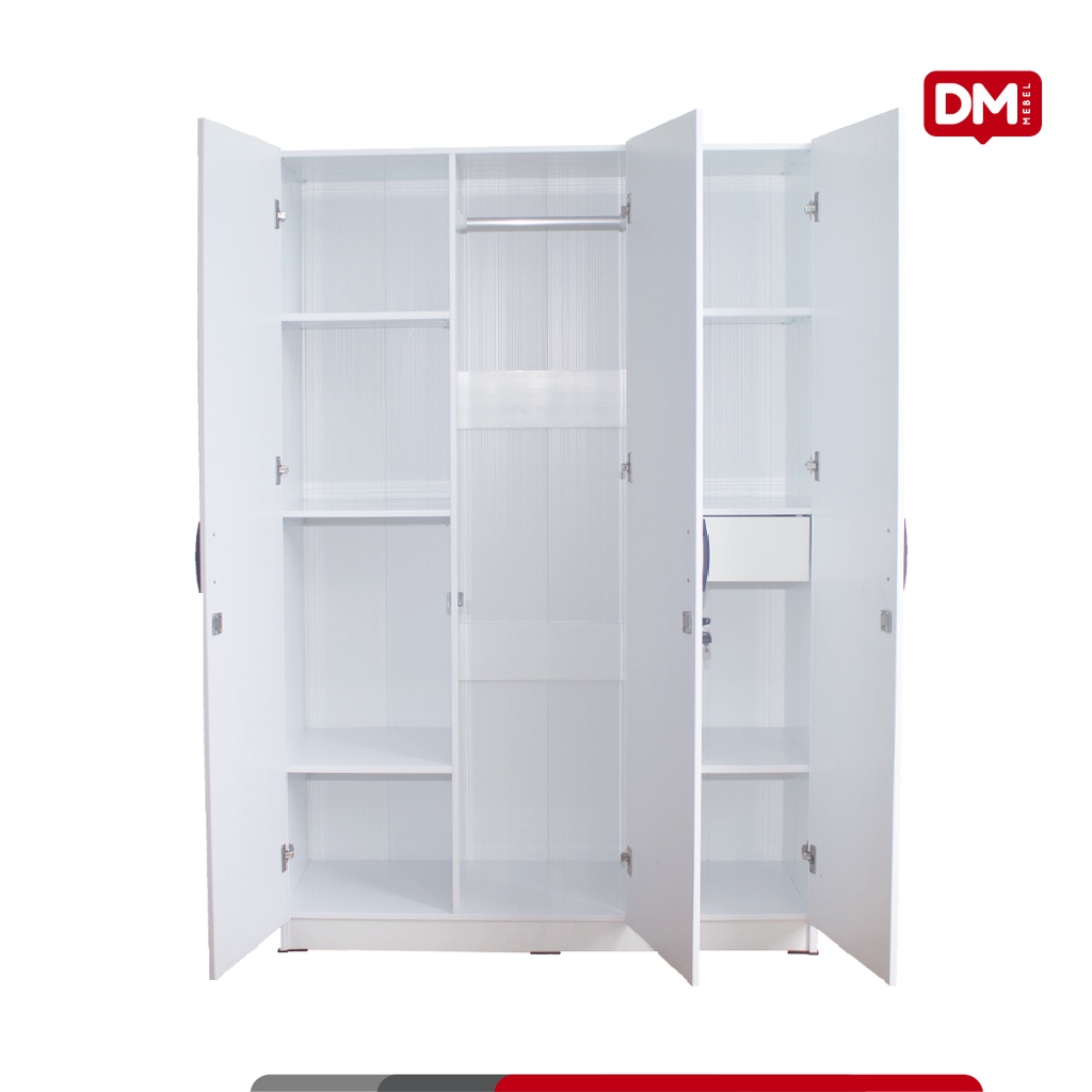 Lemari UPVC Pintu 3 Edelweiss - DM Mebel