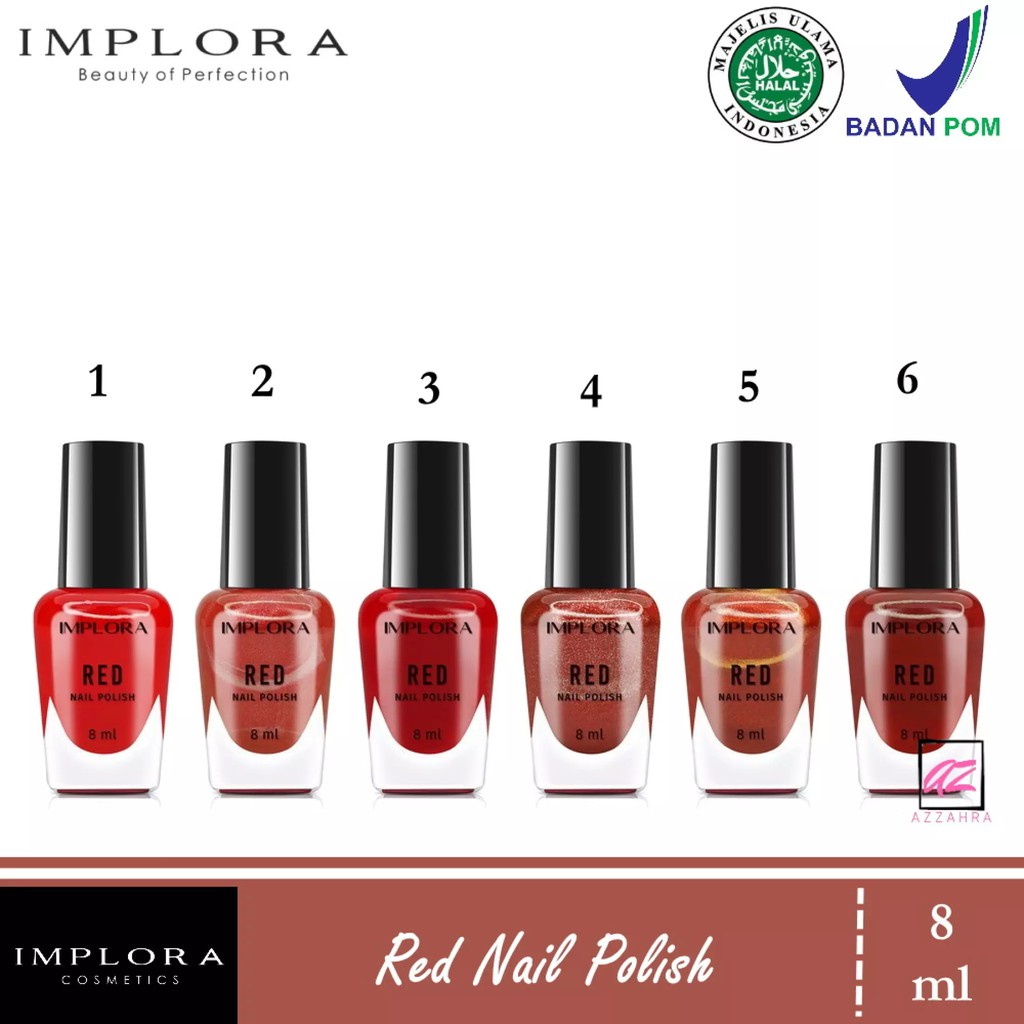 IMPLORA RED NAIL POLISH