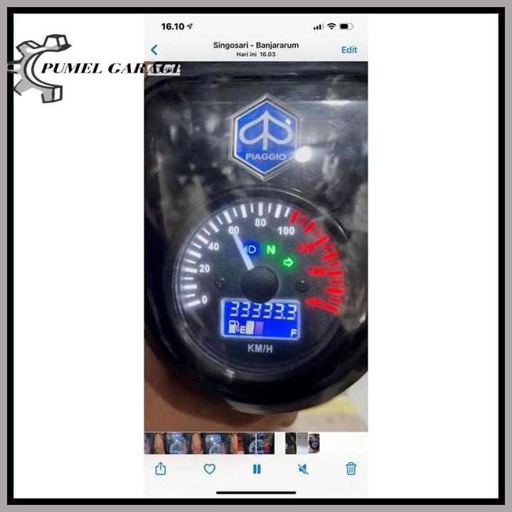 Speedometer Vespa Exlusive Digital Berkualitas