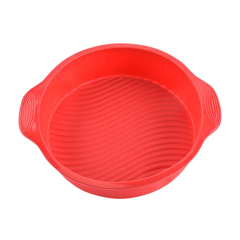 Silikon Bulat Food Grade Non Stick Cake Bakeware 3D Cetakan Kue Alat Baking