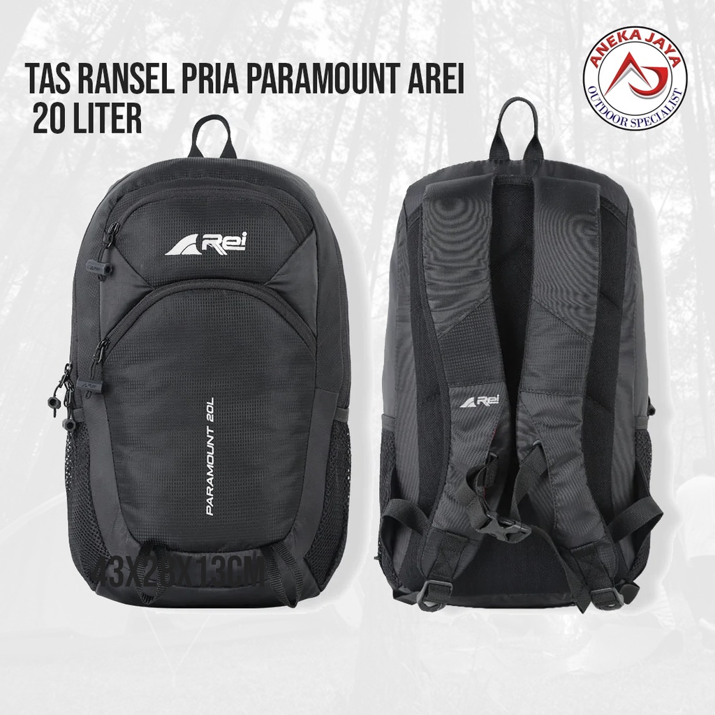 ANEKA JAYA- Tas Ransel Pria Paramount 20 Liter Arei