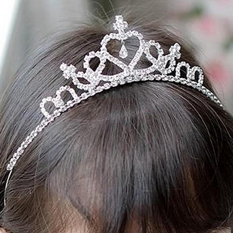 【Hadiah Ulang Tahun】Putri Putri Crown Headband Tiara Hair Sticks Aksesori Rambut Putri