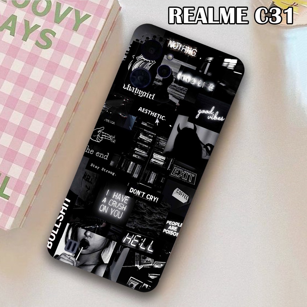 Case Hp Realme C31 -  Casing Hp Realme C31  - Internal.id - Fashion Case Estetik - Case Cewek - Case