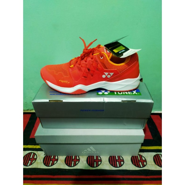 Sepatu tenis tennis yonex power cushion sonicage orange original