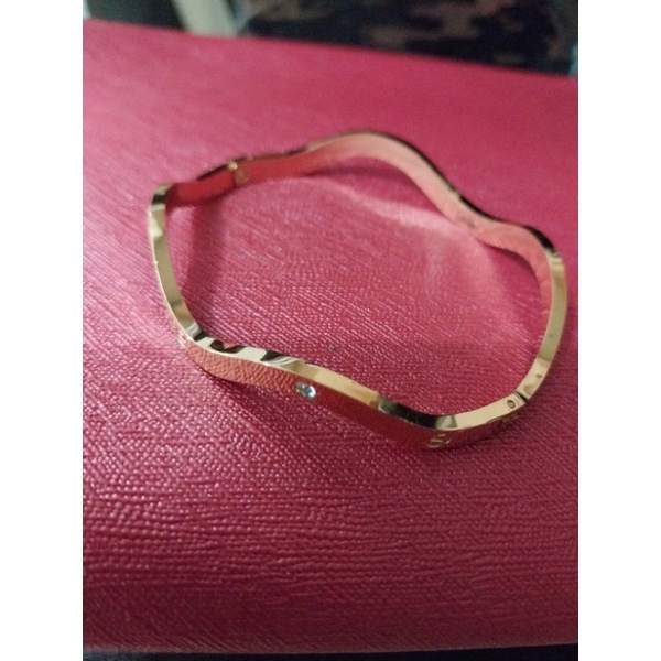 Gelang tangan Wanita model gelombang 1pcs