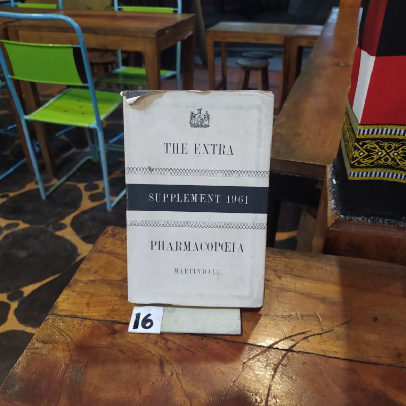 BUKU THE EXTRA SUPPLEMENT 1961 PHARMACOPEDIA By Martindale