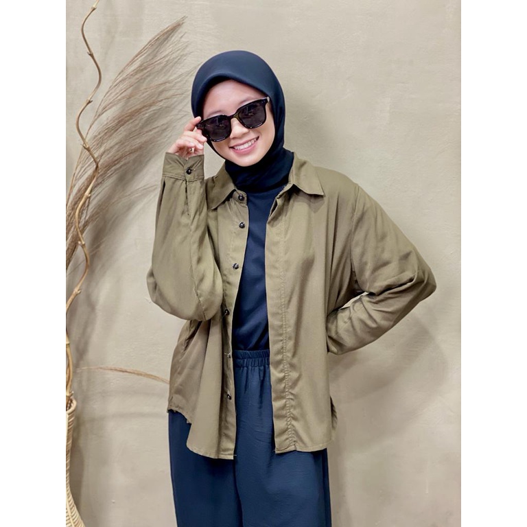 KEMEJA RAYON OVERSIZE