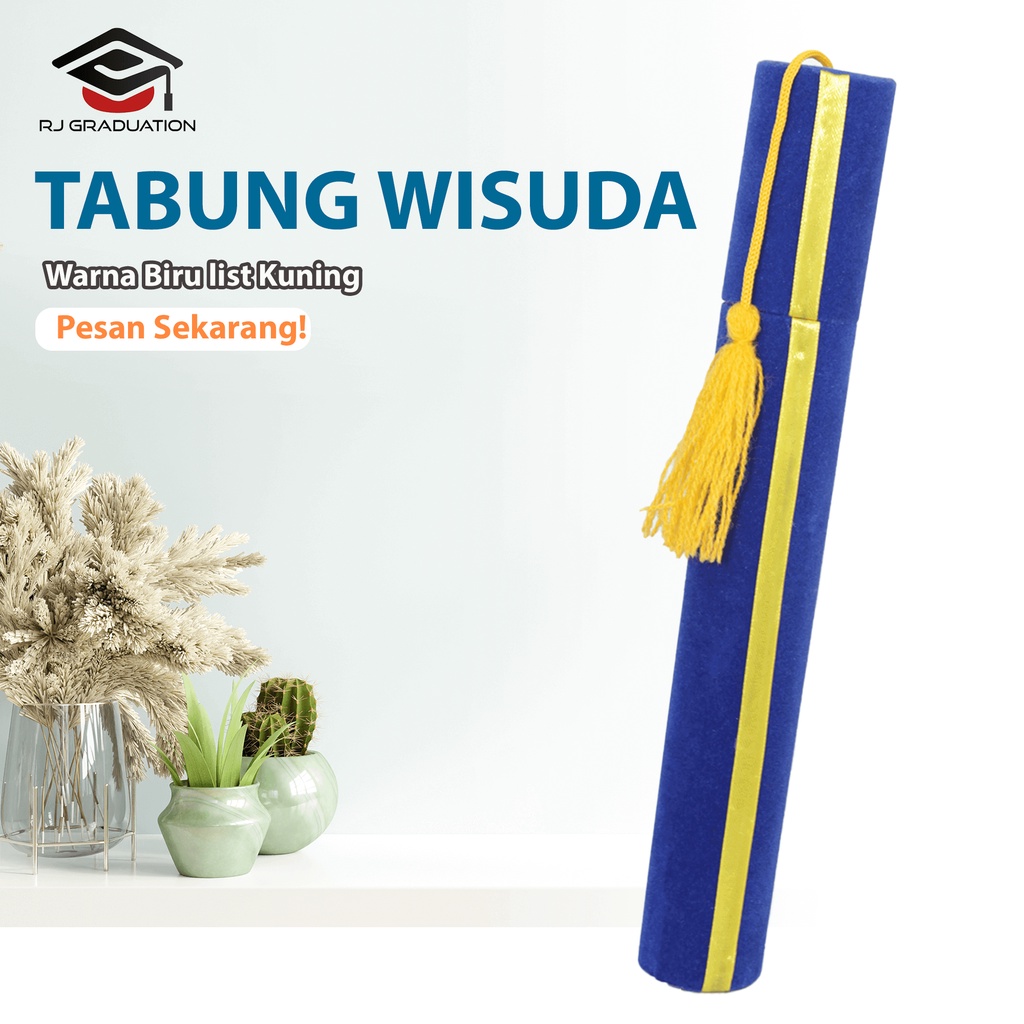 Tabung Wisuda Atribut Perlengkapan Toga Tempat Ijazah Sarjana Kelulusan RJLINEN