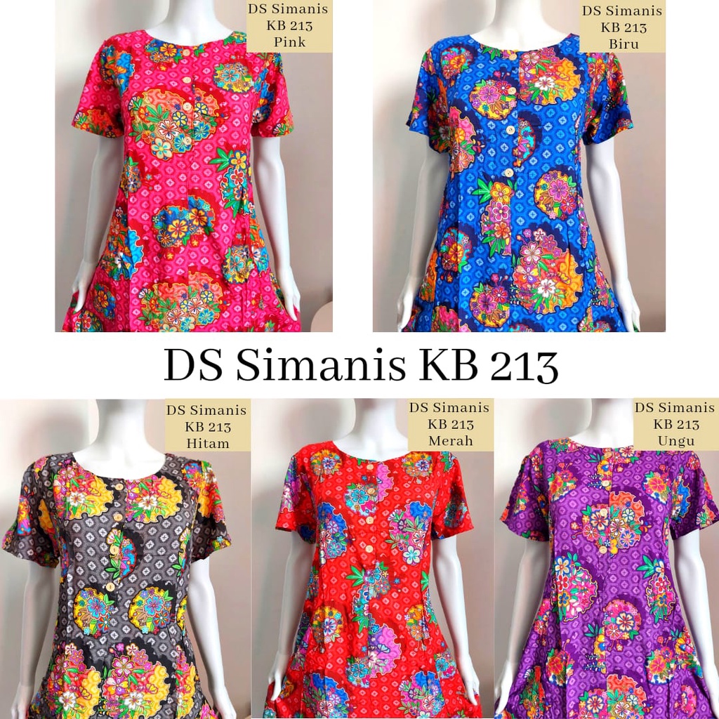 Daster Batik Kudamas Simanis LD 98cm -100cm Busui KB-213