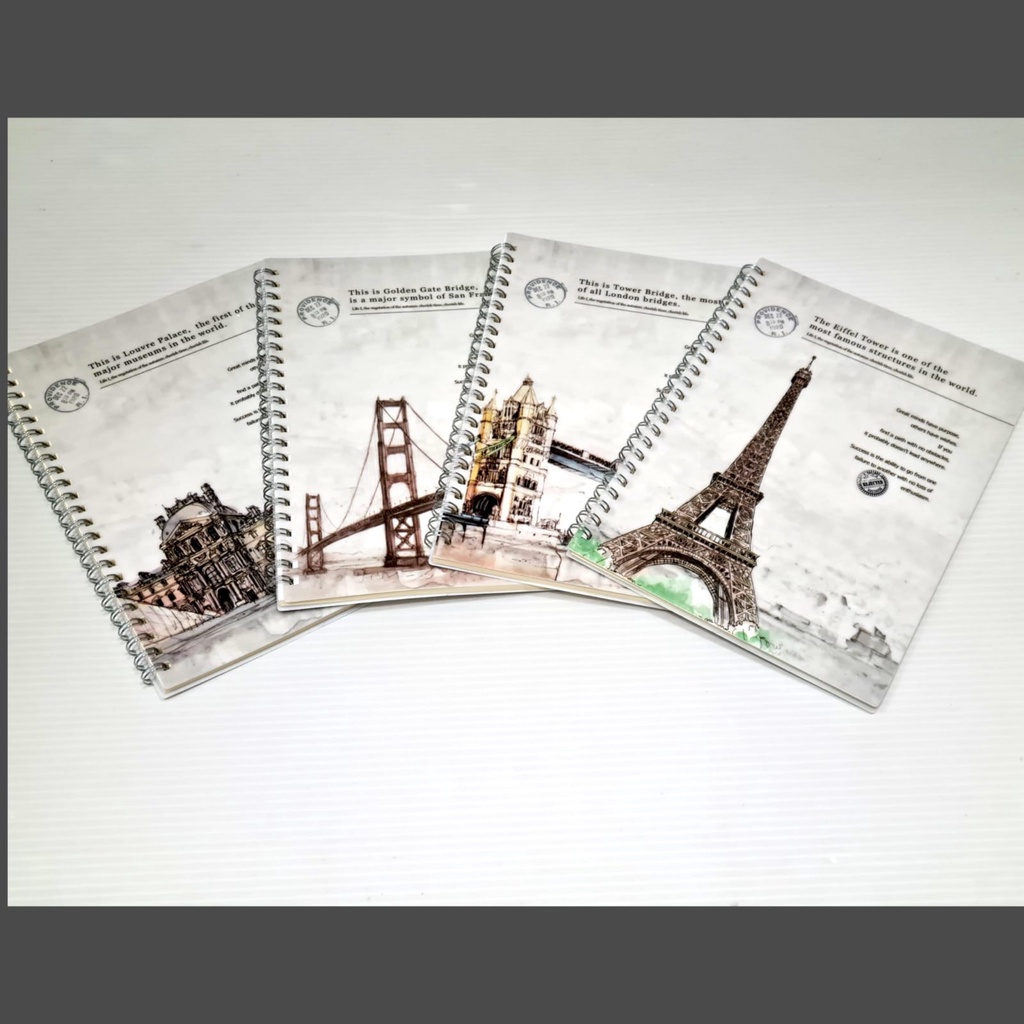 

Buku Spiral Diary A5 VINTAGE