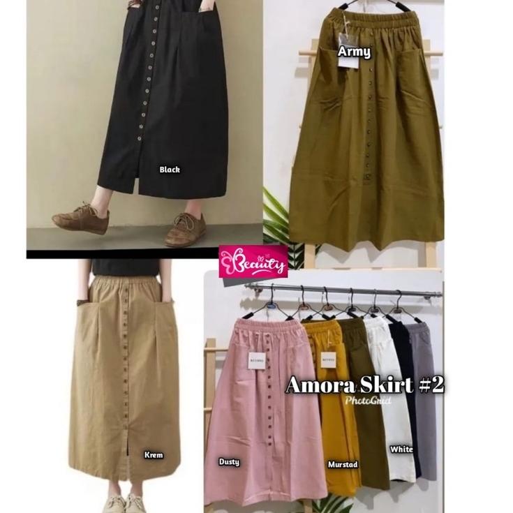 Termurah AMORA / SARILA / RUMI / MARIMAR / MIKA SKIRT / JOANA ROK SKIRT LP60-110 MATT LINE RAMI HQ O