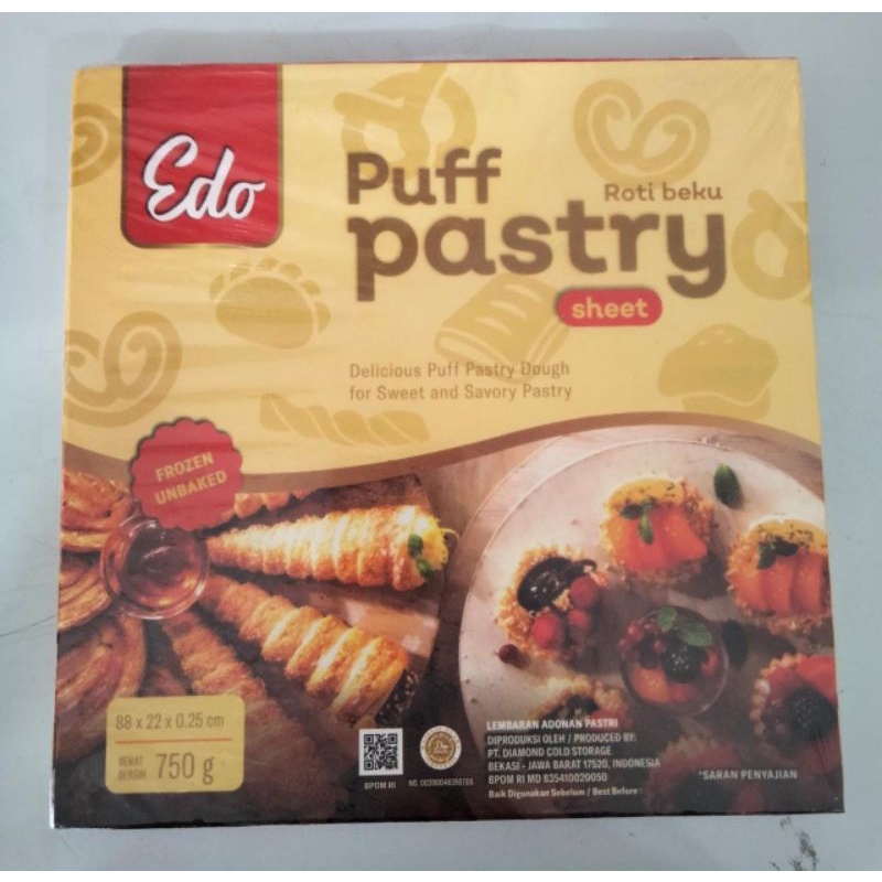 

Edo Puff Pastry Sheet 750g