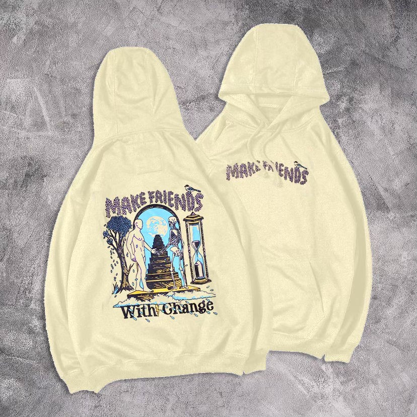SWEATER HOODIE DISTRO PRIA WANITA CREAM ORIGINAL BGOODS COMPANY / HOODIE PRIA / ANIME / OVERSIZE / SWEATER HOODIE UNISEX HNM / HOODIE FLECEE / HOODIE WARNA KREMl