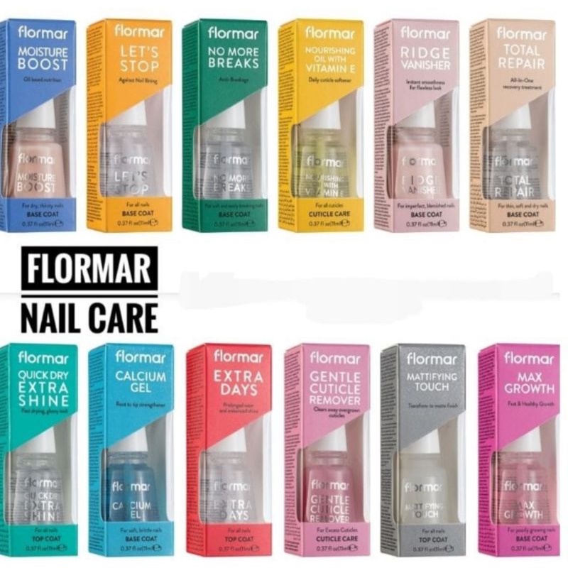 flormar 4in1 complete care redesign/flormar top coat/floemar base coat/flormar nail care