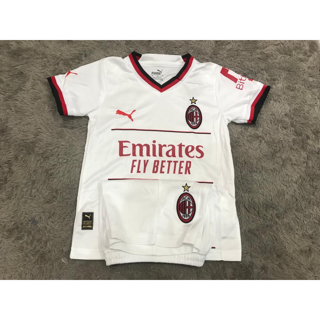 Jersey kids / anak milan away 2022 - 2023 grade ori import