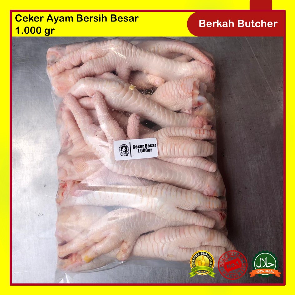 Ceker / Kaki Ayam Bersih - Berkah Butcher