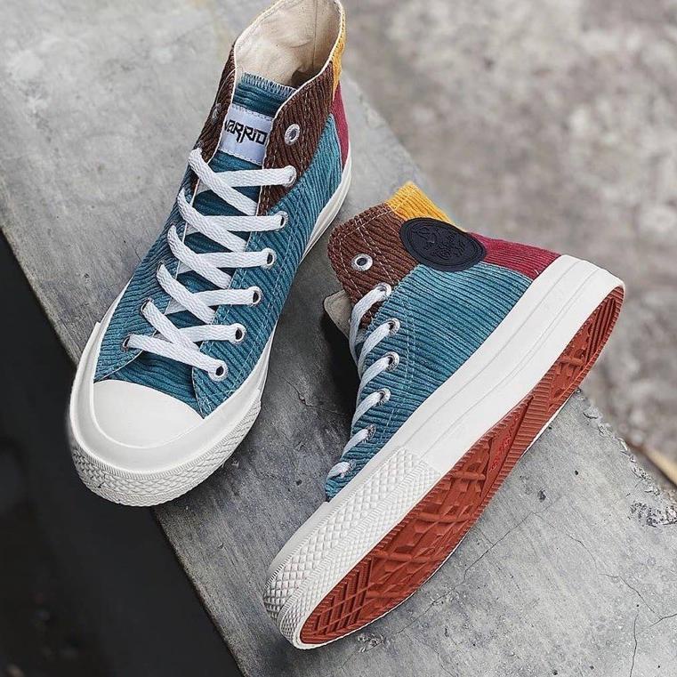 LSO.18Oc22ˢ ‑ SEPATU WARRIOR RAINBOW TOSCA  NAVY RED CORDURAY SEPATU WARIOR POSEIDON BLACK RED GREY 