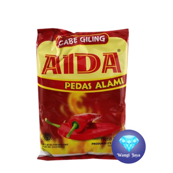 

TERLARIS!!! AIDA Cabe Bubuk Pedas Alami 25gr SACHET (Eceran)