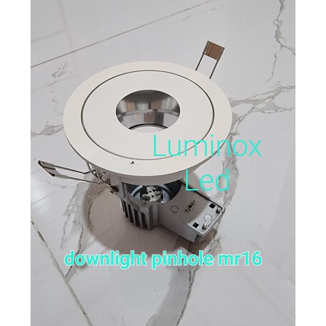 downlight pinhole mirip rise mr16 / kap spot light plafon mr16 kosongan 220volt
