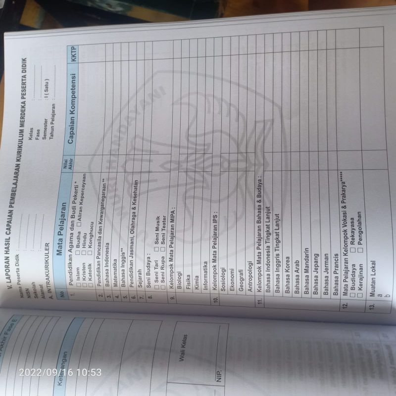 

Buku Induk Siswa Smk Kurikulum Merdeka Untuk 3 Tahun