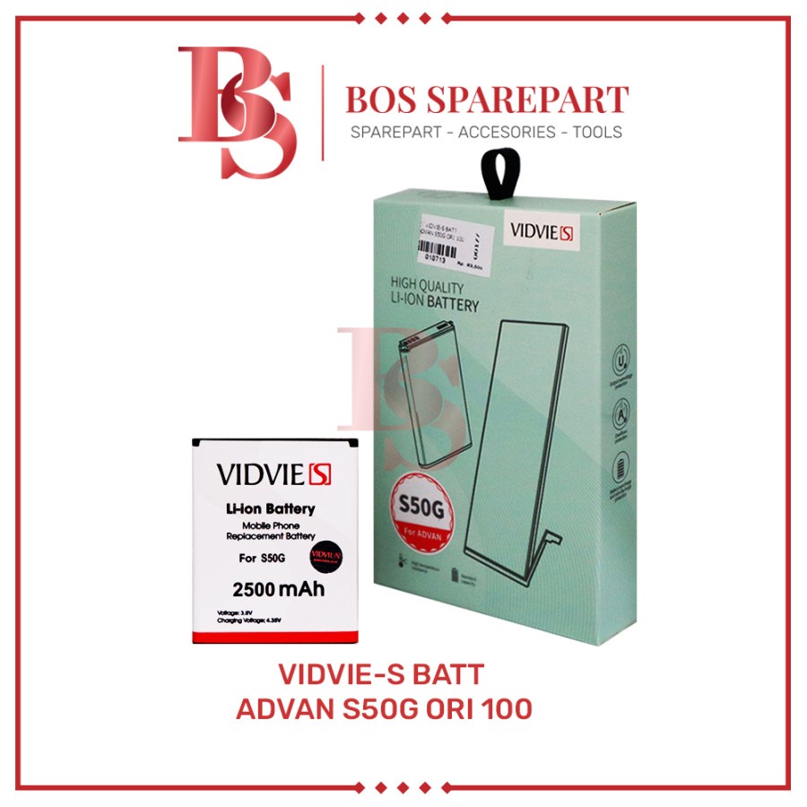 VIDVIE-S BATERAI ADVAN S50G ORI 100 / BATTERY / BATRE