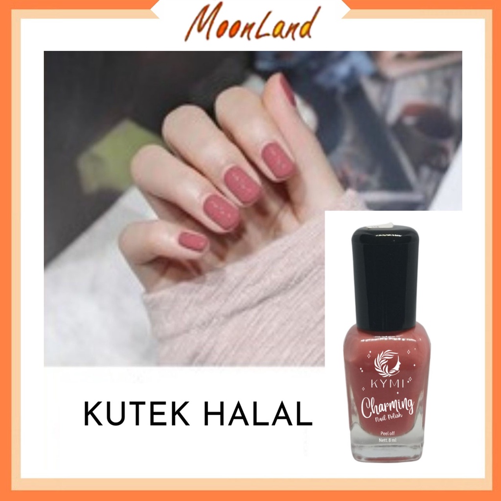 MoonLand Kutek Nail Polish Peel Off Kutek Tahan Lama / Kutek Peel Off Kupas Halal 389