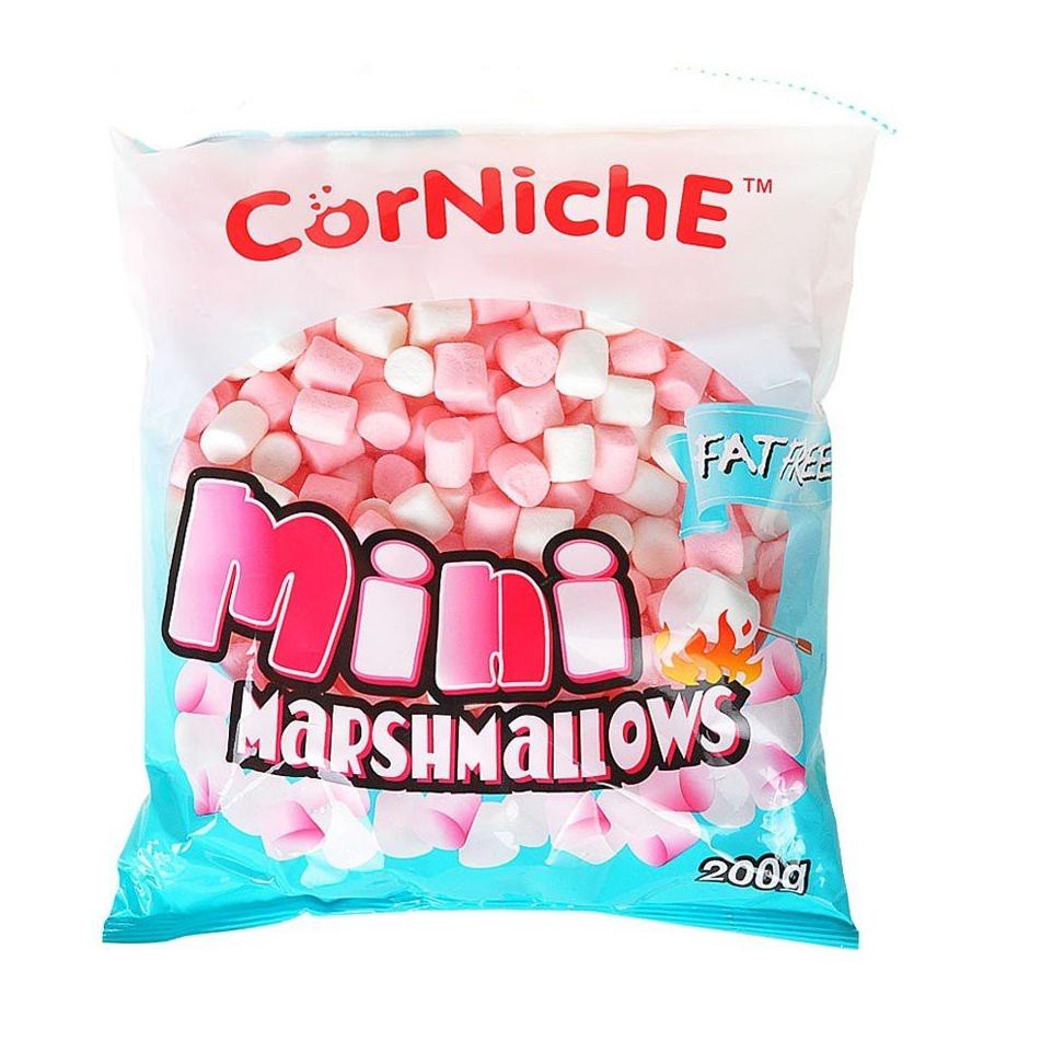 

Import ✨Terbaik✨ Corniche Mini Marshmallow 200 GR Manis Best Seller grosir