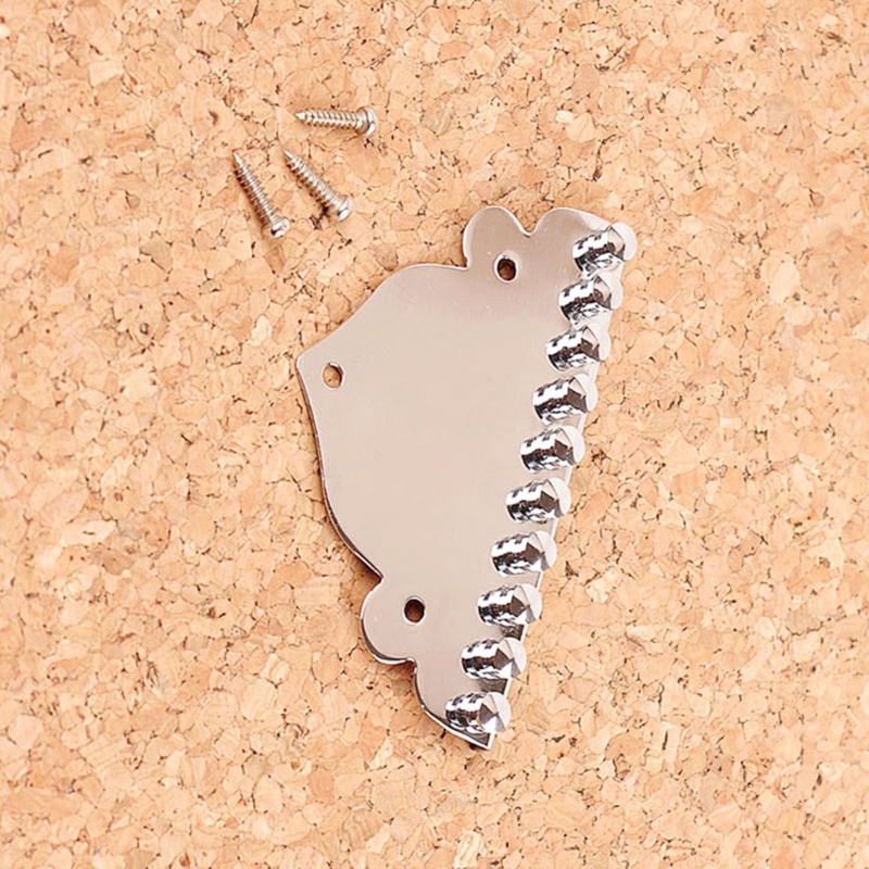 Tailpiece Pengganti Ukuran 3.6x2.4 Inch Dengan Sekrup Mounting 10 Senar Untuk Mandolin