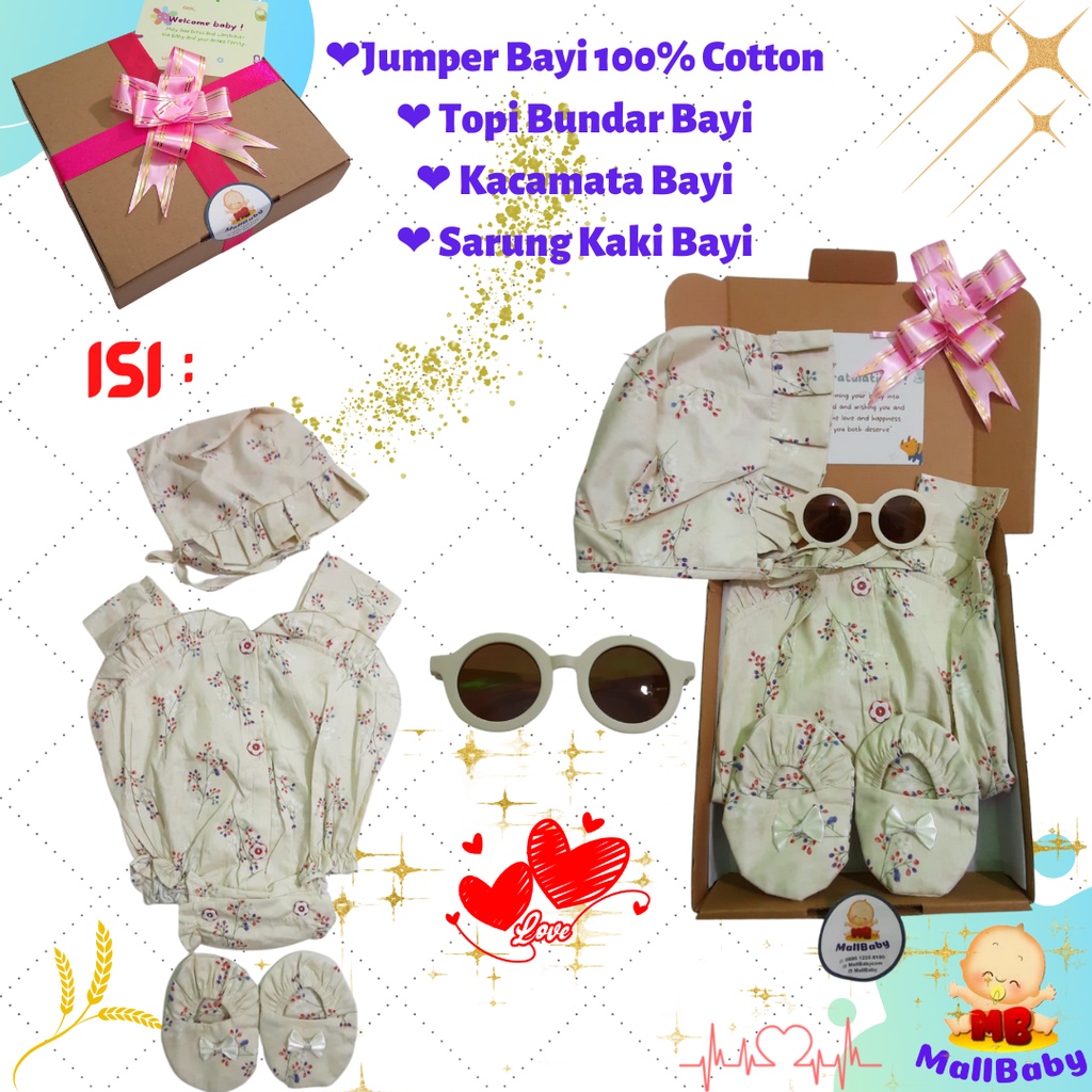 Kado Bayi Perempuan Hamper Baby Cewek Gift Set Paket Hadiah Lahiran