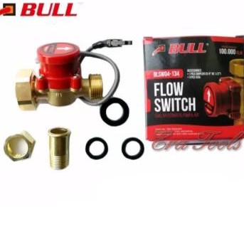 Bull Flow Switch Otomatis Pompa Air Dorong 1" X 3/4 Inch Booster Pump