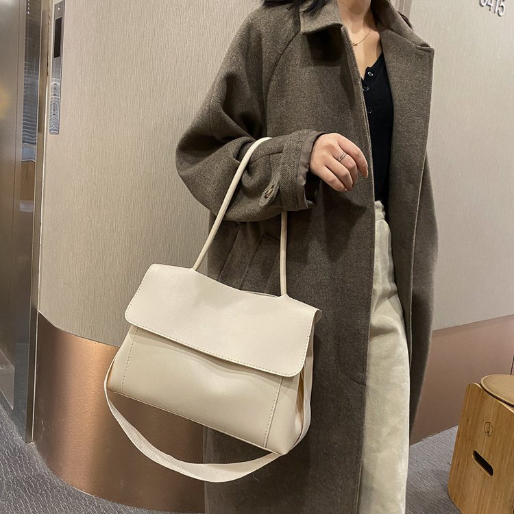 TAS BAHU BESAR KOREA WANITA SELEMPANG MUAT BANYAK KULIT SINTETIS WANITA MULTIIFUNGSI Bisa Sling Dan Shoulder Bag Tas Selempang Korean Style Kapasitas Besar