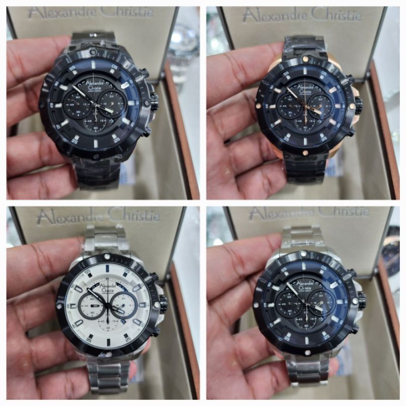 Jam tangan pria alexandre christie ac6529 man original garansi resmi 6529