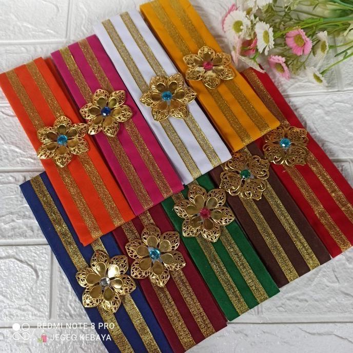 [BISA COD] obi kebaya obi bali sabuk kebaya bali obi bludru selendang kebaya