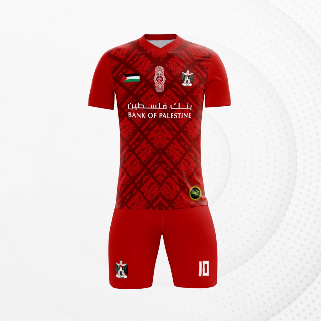 Baju Jersey Futsal Setelan Printing Custom Motif Batik || Jersey Palestina Setelan FullPrinting
