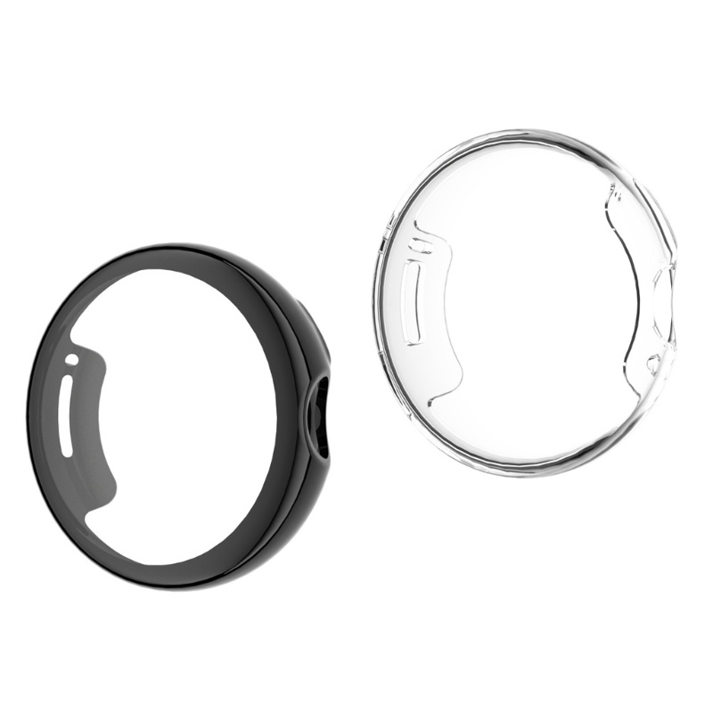 Cre Frame / Case Pelindung Layar Smartwatch Bahan Kaca Transparan Untuk Google Pixel