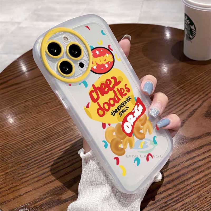 Casing TPU Realme 5 5i 6i C3 C35 C21Y C25Y C21 RealmeC11 2021 C25 C15 C12 C2 Motif Graffiti Cheese