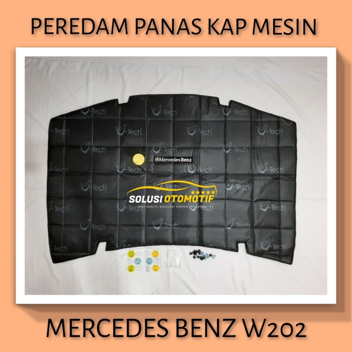 MERCEDES BENZ W202 Peredam Panas Kap Mesin Aksesoris Mobil VTech Ori