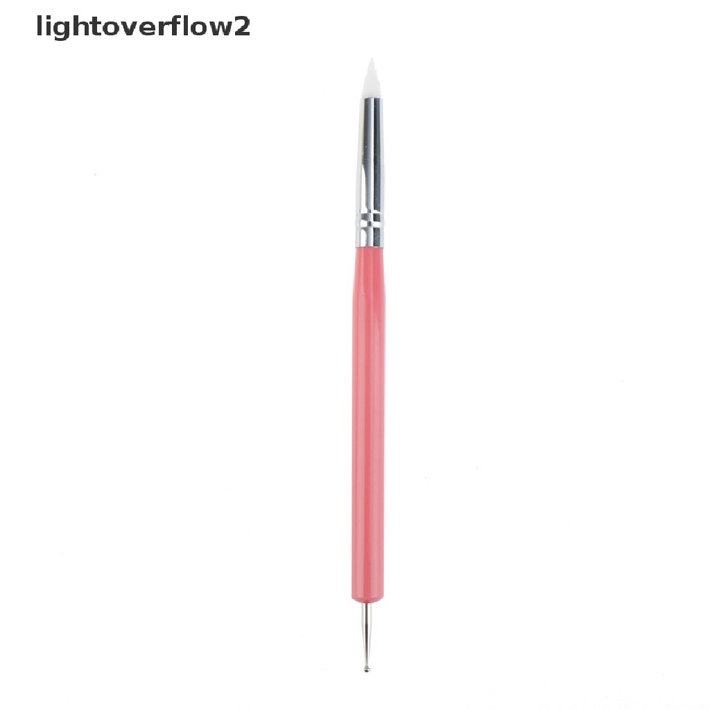 (lightoverflow2) 5pcs / Set Pena Stylus 2 Sisi Untuk Nail Art (ID)